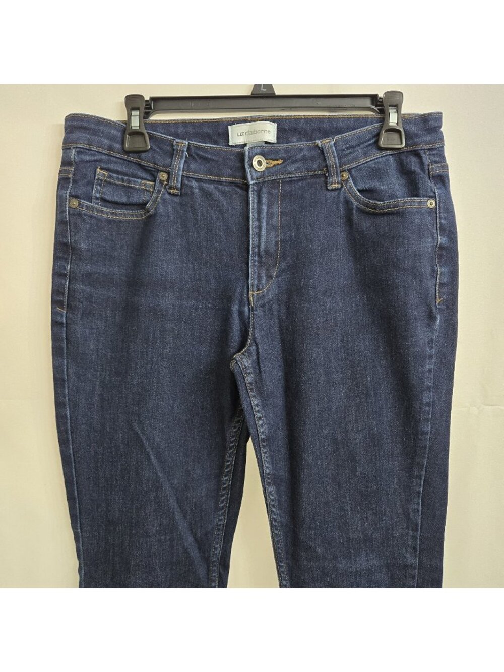 LIZ CLAIBORNE Women's Jeans City Fit Mid Rise Skinny Leg Blue Size 6